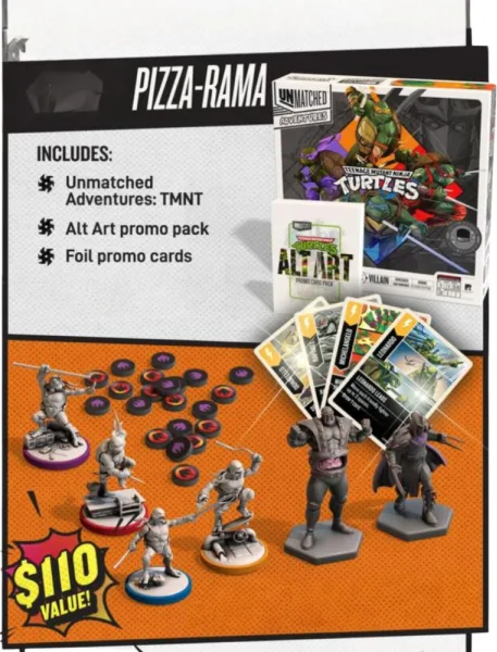 Unmatched Adventures TMNT Pizza Rama